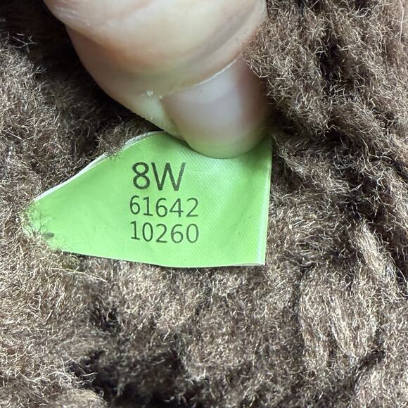 Timberland Women's Size 8W Shearling Lined Brown Suede Pull-On Boot 61642 - Picture 6 of 8